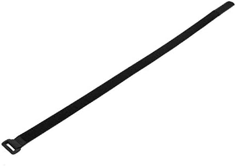 Нов Lon0167 с Дължина 60 см, найлон Свалящ се закопчалка, надеждна панта за ефективност, Стяжной Каишка, Кабелен органайзер, черен, 3 бр. (id: 11c 82 66 da6)