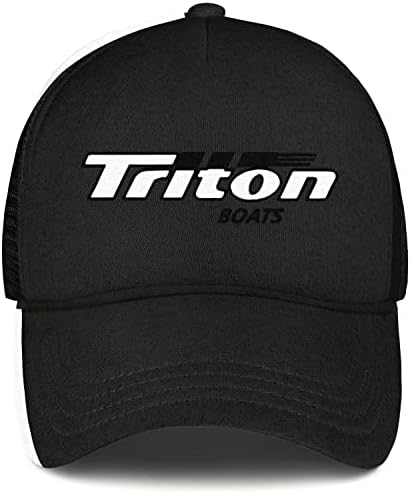 Мъжка шапка шофьор на камион Pupkitten Triton-Boats-Лого - Шапка За татко, всеки ден на бейзболни Шапки С Регулируема каишка