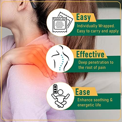 Натурален топлинна помощ QiMoxa -Облекчаване на болки в шията, раменете, гърба, лакътя, ставите, мускулите, при менструални