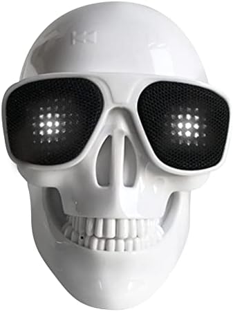 XUnion Преносим Скелет Череп Bluetooth Безжичен Високоговорител Хелоуин Радио Говорител Подарък YS3