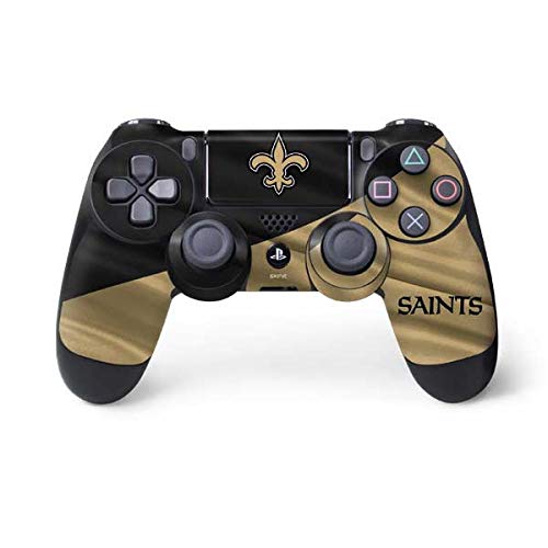 Игри кожата Skinit Decal, Съвместим с контролера PS4 - Официално Лицензиран дизайн NFL New Orleans Saints