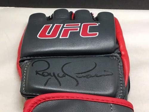 Ръкавици UFC с Автограф Ройса Грейси PSA/DNA COA 1E - Ръкавици UFC с Автограф