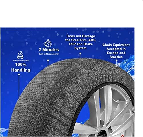 Зимни чорапи за автомобилни гуми на Премиум Серията ExtraPro с Текстилни Вериги за сняг За RAM (Medium)