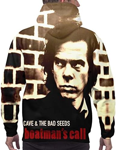 Hoody BuckDEric Nick Cave And The Bad Seeds с качулка, Мъжки Ежедневни Блузи За тренировки, Пуловер с дълъг