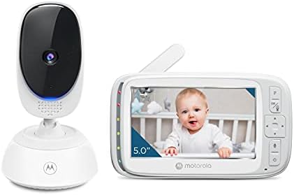 Motorola Baby Monitor-Видеоняня VM75 с 2 камери, радиус на действие на 1000 фута, wi-5-инчов екран 2,4 Ghz, двупосочен