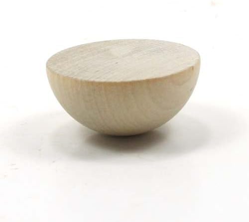 Mylittlewoodshop Опаковка от 6 топки с диаметър 3 см и дебелина 1-1 /2 инча от суров дървен материал (WW-CPB300-6)