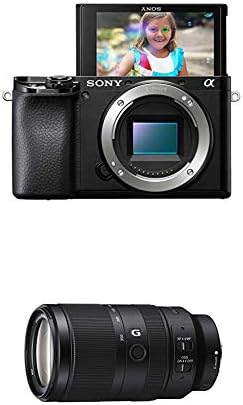 Беззеркальная камера Sony Alpha A6100 + обектив Sony 18-135 мм F3.5-5.6 OSS APS-C с впръскване на стена