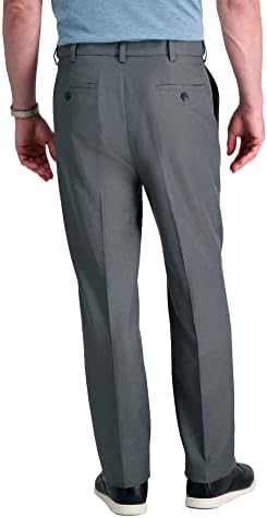 Готини мъжки панталони Haggar с плоска предна част 18 Обл. и големи и високи размери