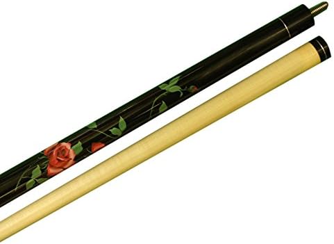 Обичай Билярдна Щека ASKA Black Rose, на върха е 13 мм Hard Le Pro, канадски клен Хард Рок, Без обвивка