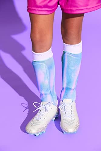 Футболни чорапи на RIP-IT Girls Holo Pink с Подсилена пета и пръсти