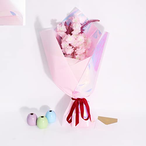 LWFyyds Амбалажна хартия за иллюзионных цветя в корейски стил, за да проверите за опаковане на букети, опаковъчна хартия,