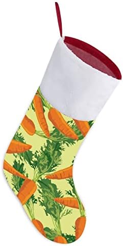 Зеленчукова Морков Коледен Окачен на Отглеждане, Сладък Дядо Чорап за Коледната Елха, Бижута, Подаръци