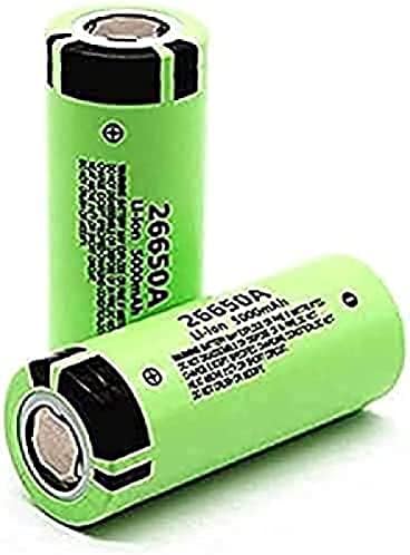 литиеви батерии тип аа 3,7 5000 mah, литиево-йонни Акумулаторни батерии с голям капацитет 26650a за led фенерче, 2 бр.