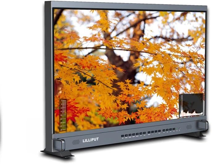 LILLIPUT 31,5-инчов излъчване монитор BM310-4KS-ABBP 4K / Full HD за снимане и създаване на филми с множество пътни