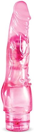 8 Реалистичен Мек Вибриращ Вибратор с клиторальными первази - Мощен Многоскоростной Вибратор -Секс-играчка за Жените -Секс-играчка за възрастни (Розов)