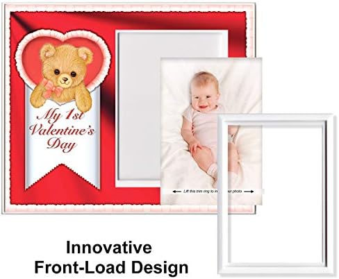 Рамка за снимки от Първия Ден на Св. Валентин за бебето | Подарък за Свети Валентин за дете | Цветен интериор за