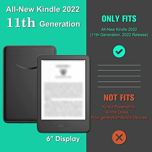 Калъф за Kindle 11-то поколение освобождаването на 2022 година, Ултратънък калъф за най-новия си 6-инчов
