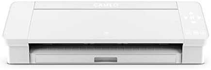 Silhouette Cameo 4 с Bluetooth, подложка за рязане 12x12, Автоблейд 2, 100 Дизайн и софтуера Silhouette Studio - White Edition