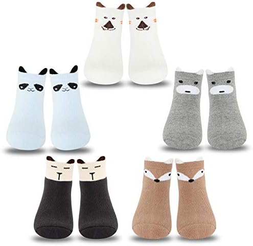 Gwenvenni/ Чорапи за малки момичета с домашни любимци и Котки, Детски Памучни Чорапи с гривната на крака, Чорапи