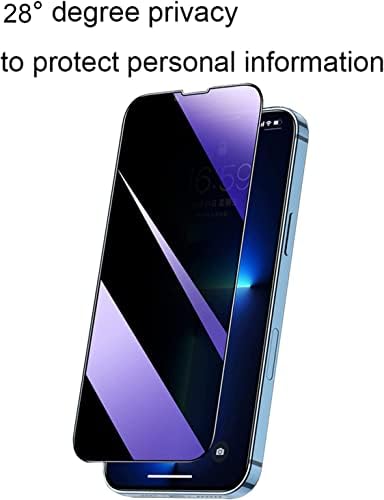 AHERLCG, комплект от 2 теми, Защитно, Анти-синьо Закалено стъкло за iPhone 14 Pro Max Защитно фолио за защита