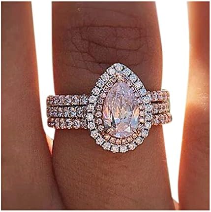 Бижута за жени, пръстени, бяло пръстен, подарък, ръчно изработени бижута, сватба кройката, камък за годеж, Луксозен