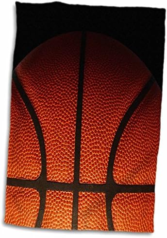 Кърпа за ръце с хладка баскетболна текстура 3D Rose в частична Сянка, 15 x 22
