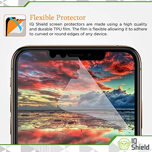Матово защитно фолио IQ Shield, която е съвместима с Pixel Google 6 Pro (комплект от 2 теми) със защита на обектива