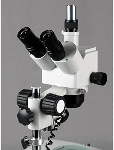 Професионален Тринокулярный Стереоскопичен увеличение на микроскопа AmScope SH-2T-C2, Окуляры WF10x, 10X-Увеличение 40X, 1X-4X оптично Увеличение, Горна и Долна халогенни лампи с