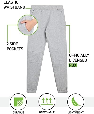Спортни панталони за момчета RBX - 4 комплекта активни флисовых панталони за джогинг (Размер: 5-20)