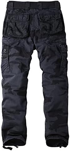 Maiyifu-GJ Мъжки Камуфляжные Панталони с много джобове, Dr. Леки Панталони за Дивия Туризъм, Камуфляжные Военни Панталони