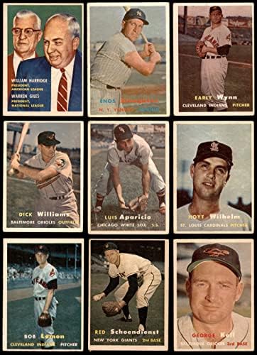 1957 Topps Бейзболен комплект (Baseball Set) GD+