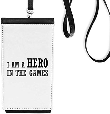 Аз съм Герой на Игрите в стил Арт-Деко, Подарък, Луксозен Портфейл за Телефона, окачен на Калъф за мобилен Телефон,