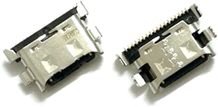 YESUN USB Порт за зареждане Конектор за зареждане Конектор за док-станция за Samsung Galaxy A20 A30 A40 A50 A60 A70 A30S A40S A50S A70S A51 A21S (опаковка от 5)