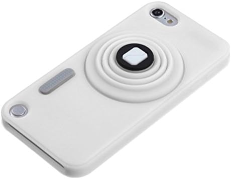 Asmyna Бяла Поставка за камера в стил Пластична кожа с каишка за iPod touch 5