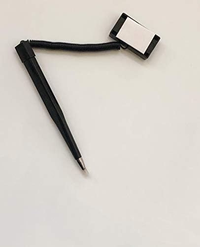NoBo Опаковка от 5 Дръжки С Шнурком, Клиновидная Безопасна Дръжка със самозалепваща подложка, Мастило обикновения черен цвят.