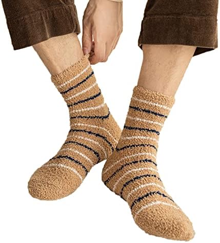 Термоноски За Мъжките Чорапи От Коралов Руно, Шарени Чорапи, Пъстри Леки Спортни Безпроблемно Спортни Чорапи