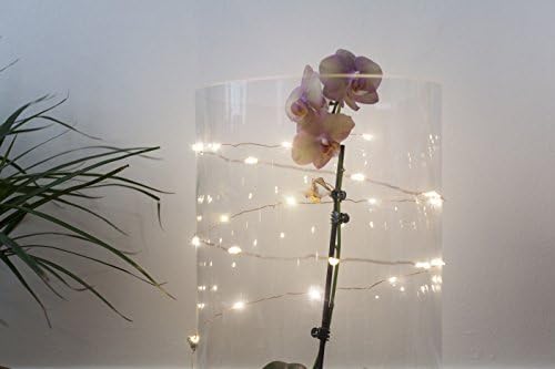 Kikkerland 6-подножието на Медни Струнни Страхотни Led Декоративни Лампи На Батерии, 20 Висящи осветителни Тела,
