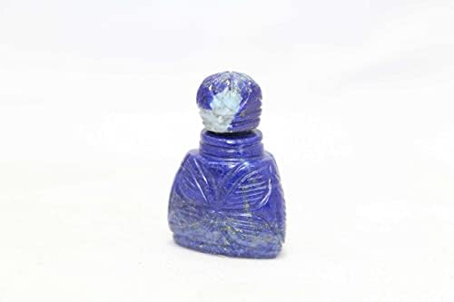 Парфюм Ръчно изработени Rajasthan скъпоценни Камъни от Естествен Син Камък Лазурит, С Ръчно Гравиран LP10