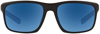 Слънчеви Очила Native Унисекс в Матово Черна Рамка от Кристал, Сини Огледални Лещи, 58 мм