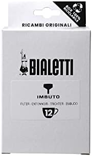 Резервни части Bialetti, включва 1 фуния с форма на филтър, съвместим с Moka Express, Fiammetta, Break, Dama, Moka Таймер