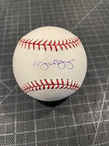 Бейзболен сингъл на Майкъл Янг Тексас Рейнджърс с автограф от Jsa Mint - Бейзболни топки с автографи