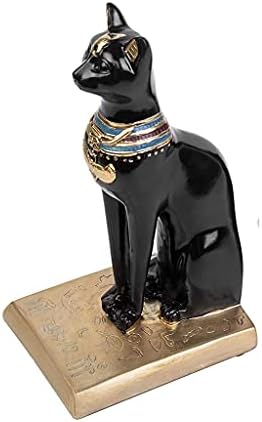 WJCCY, декорация във формата на египетски котки от катран в ретро стил, стойка за книги, регулираща се лавица за книги, подарък за Нова година, декорация за дома