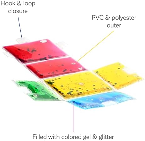 Сензорни гел плочки Fun and Function Busy Пръст 3D Foldables Sensory Gel - Забавни сензорни плочки / Liquid плочки за деца