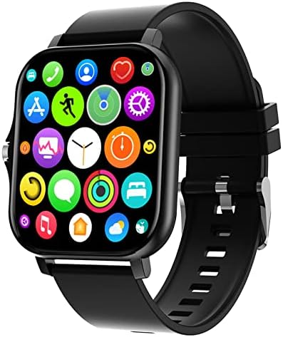 Умен часовник Bzdzmqm за iOS, Android, приемане на повиквания / разговор с Bluetooth, 1,7-Инчов смарт часовник със сензорен екран