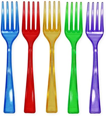 Набор за приготвяне на Закуски Rainbow Mini Fork - 25 парчета