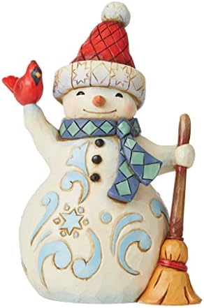 Снежен човек Энеско Джим Шор от Хартвуд-Вика, Държи фигура Кардинал, ще Повиши настроението ви, размера на бира,