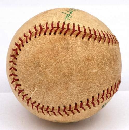 Необикновените Джим Торп и Тай Коб Подписаха Бейзболни PSA DNA COA 1940-те години, с Автограф - Бейзболни