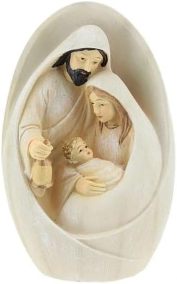 Светото Семейство със Статуя на Детето Исус Коледа Появата на Полукръгла Маса Статуетка от Смола Статуи на