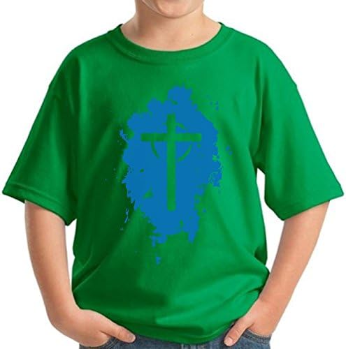 Младежки християнски Ризи Pekatees Детски Религиозни Ризи с Кръст Религиозни Подаръци