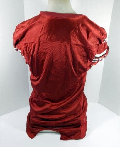 2005 San Francisco 49ers Blank Game Освободен Червена Риза 46 DP34697 - Използваните тениски за игри NFL